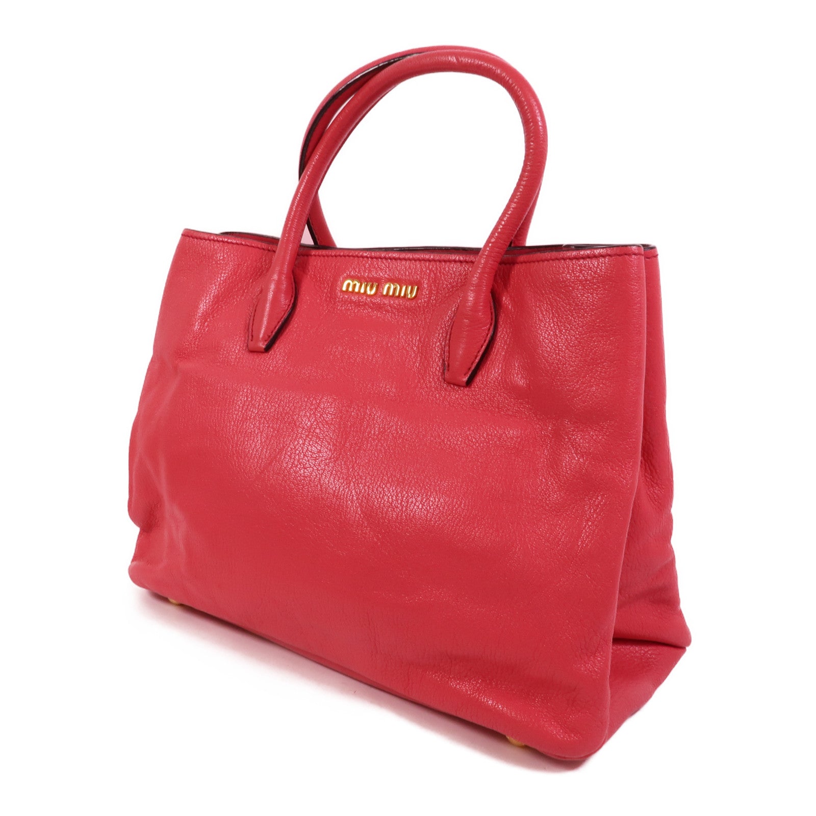 Miu Miu 牛皮皮革2 Way Shoulder手挽肩背兩用袋