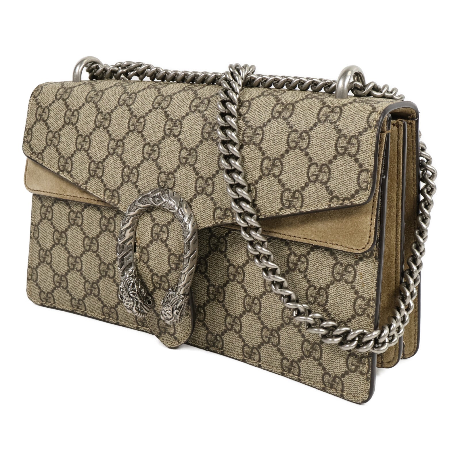 GUCCI 塗層帆布Dionysus肩背袋