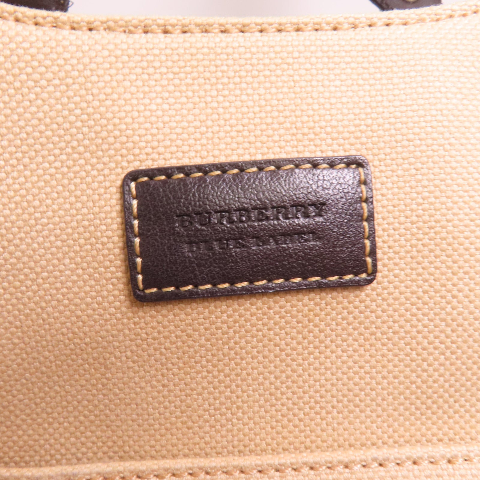 BURBERRY 帆布Shoulder Bag銀扣肩背袋