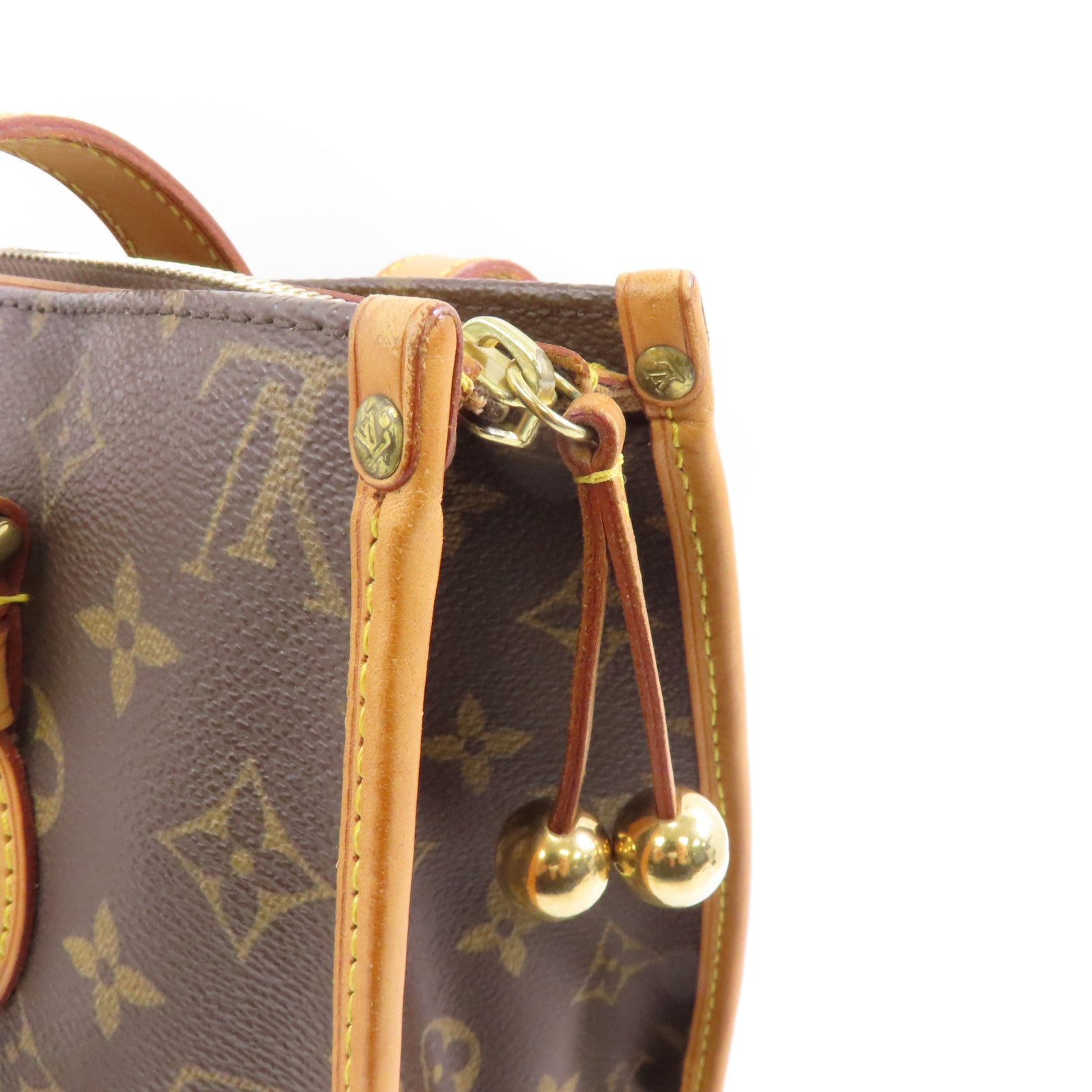 LOUIS VUITTON Monogram Popincourt Haut金扣肩背袋啡色