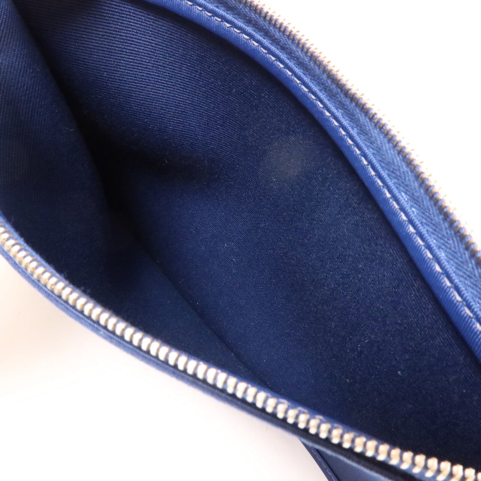 HERMES 帆布Herbag PM手挽肩背兩用袋Bleu Saphir