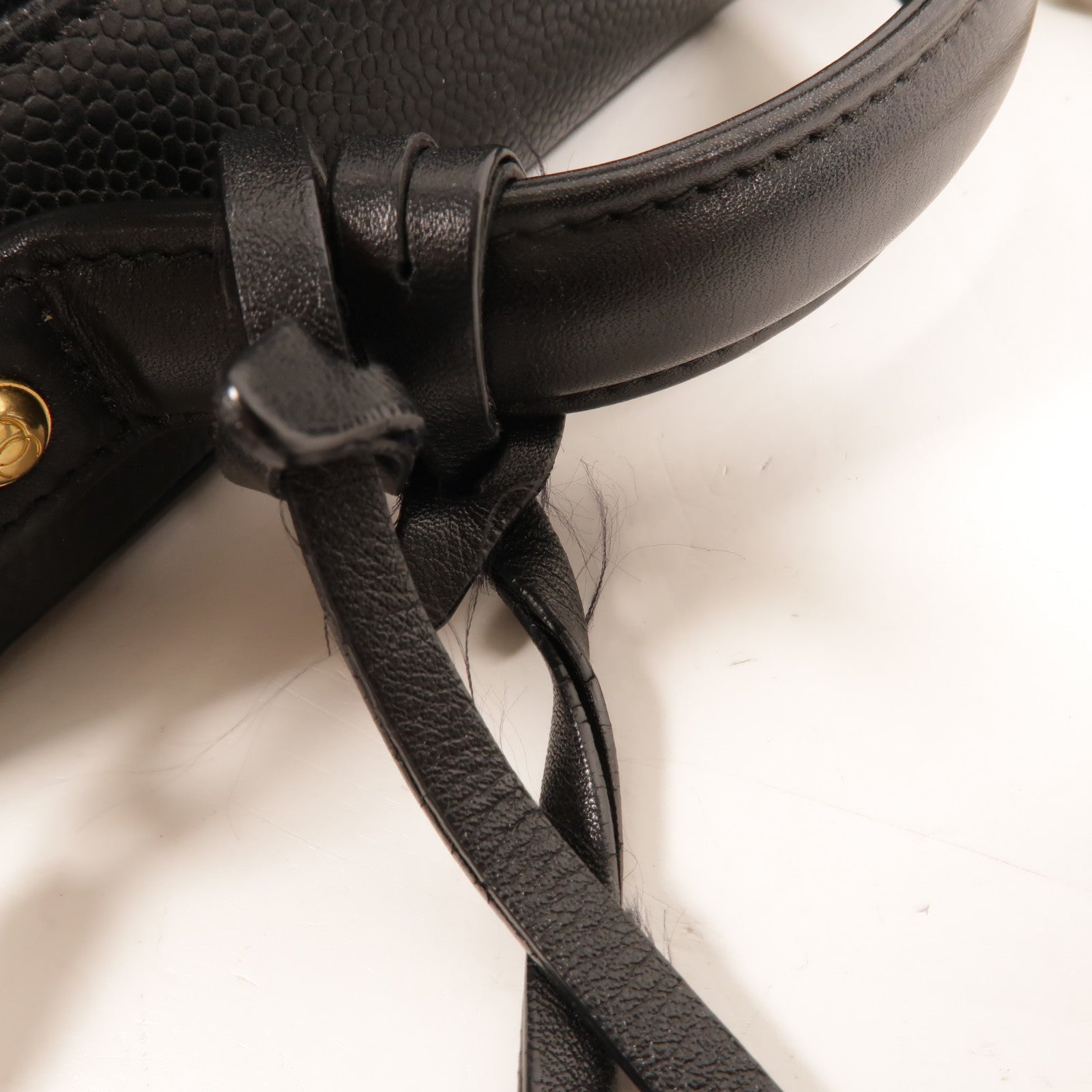 CHANEL 牛皮皮革Filigree Vanity Case手挽肩背兩用袋
