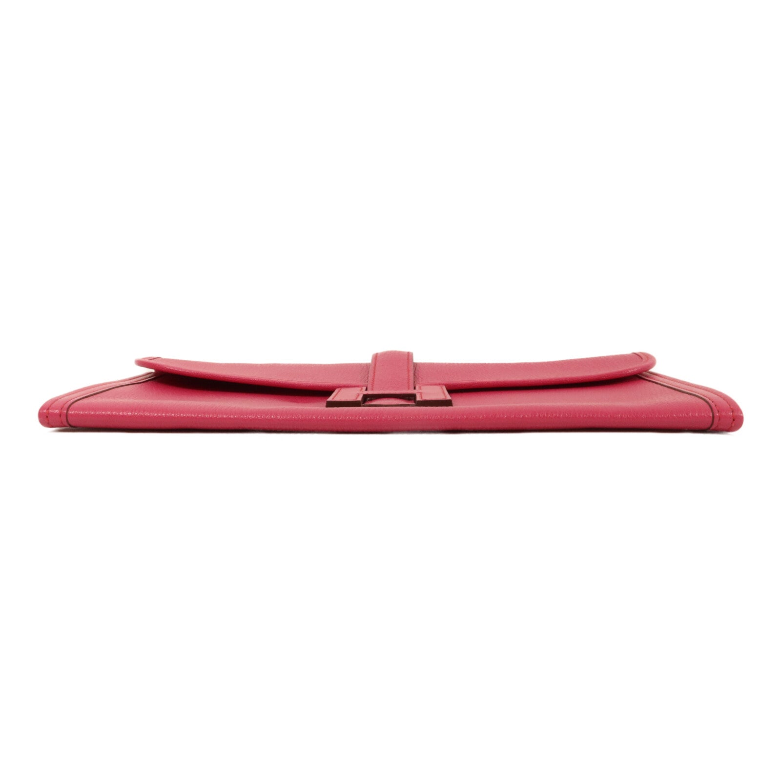 HERMES Chevre皮革Jige Elan 29手拿包Rose Pourpre