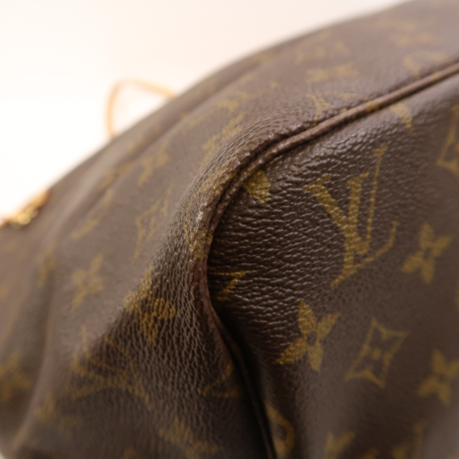 LOUIS VUITTON Monogram Neverfull GM金扣手挽袋