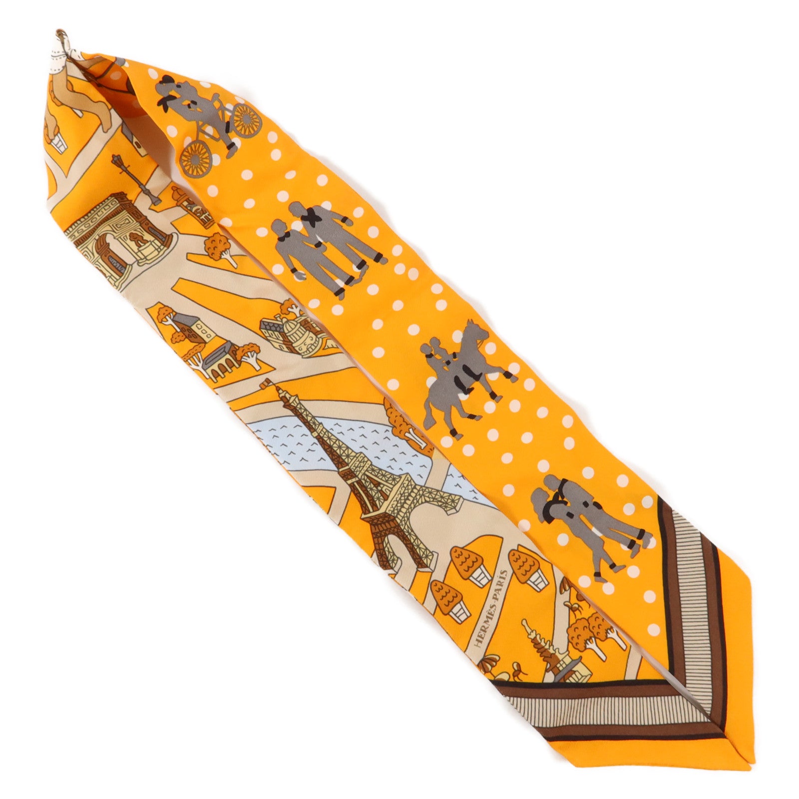 HERMES 絲質Twilly絲巾