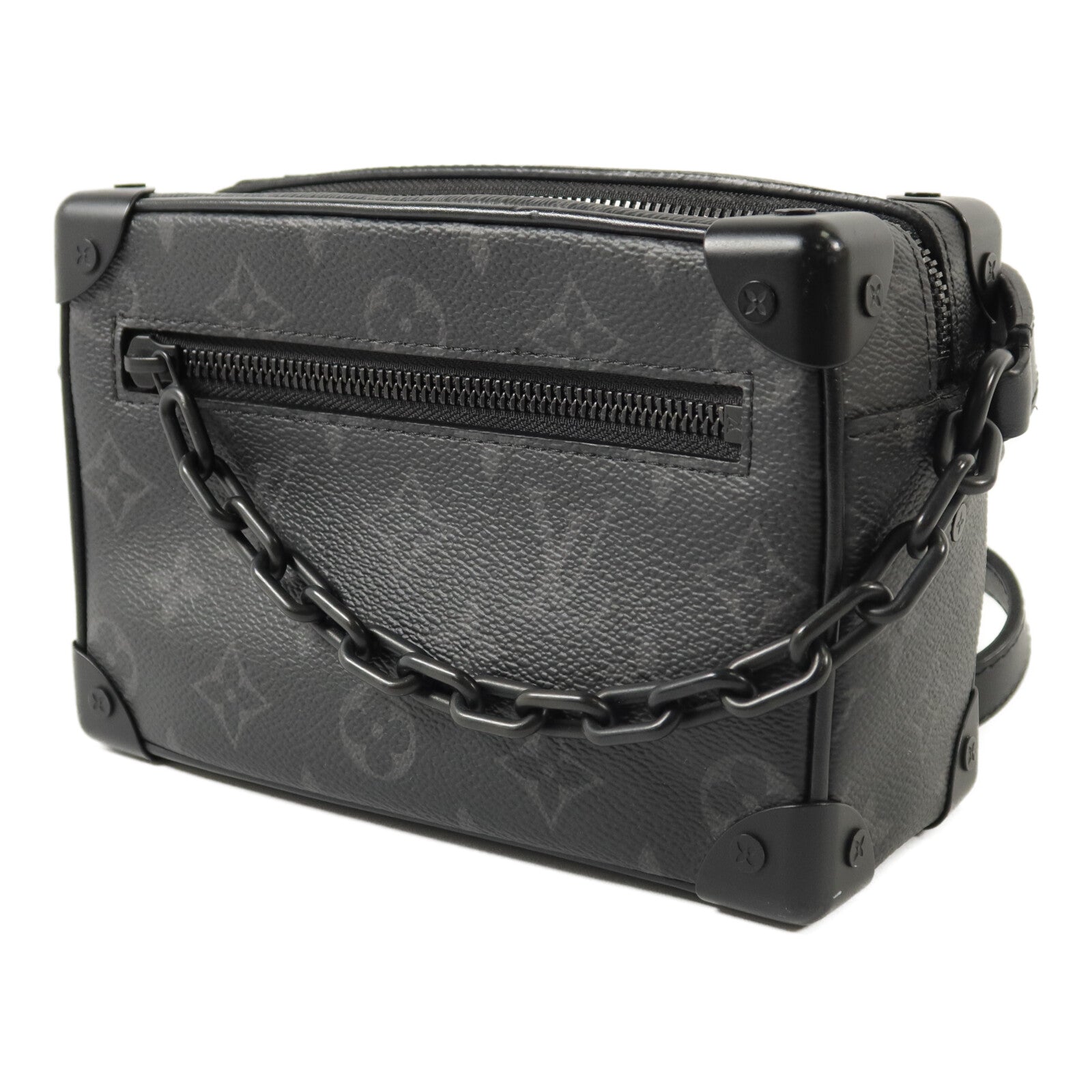 LOUIS VUITTON Monogram Eclipse Mini Soft Trunk肩背袋