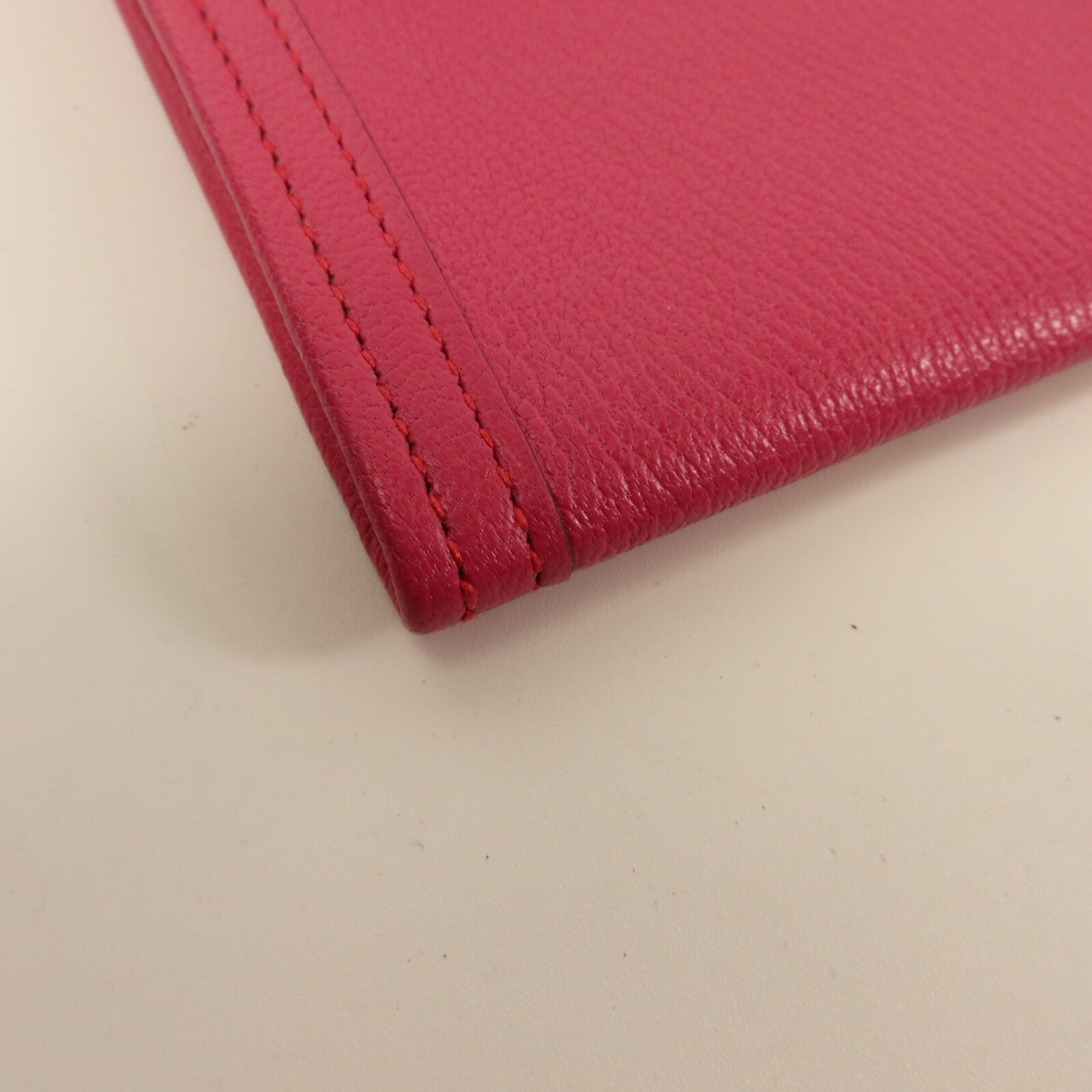 HERMES Chevre皮革Jige Elan 29手拿包Rose Pourpre