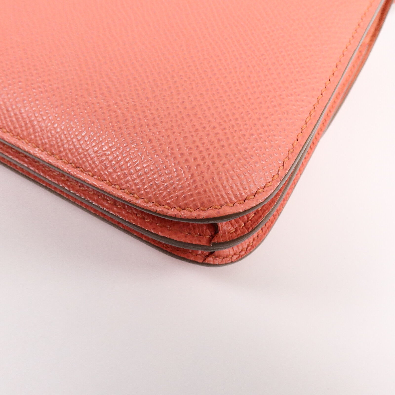 HERMES Epsom皮革Constance Elan肩背袋Crevette