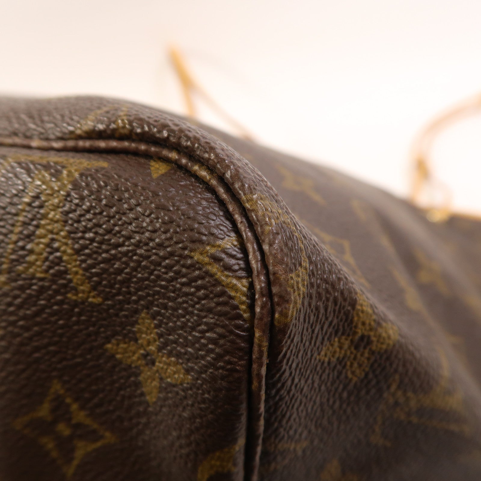 LOUIS VUITTON Monogram Neverfull GM金扣手挽袋