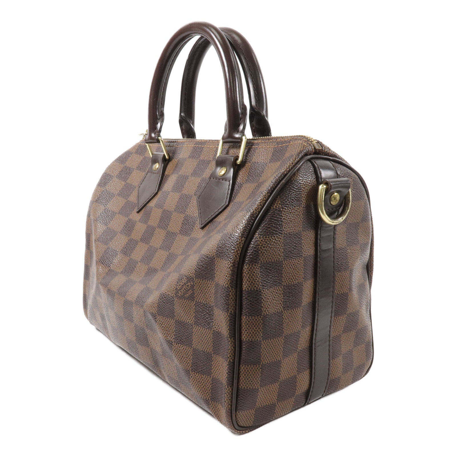 LOUIS VUITTON Damier Speedy Bandouliere 25手挽肩背兩用袋