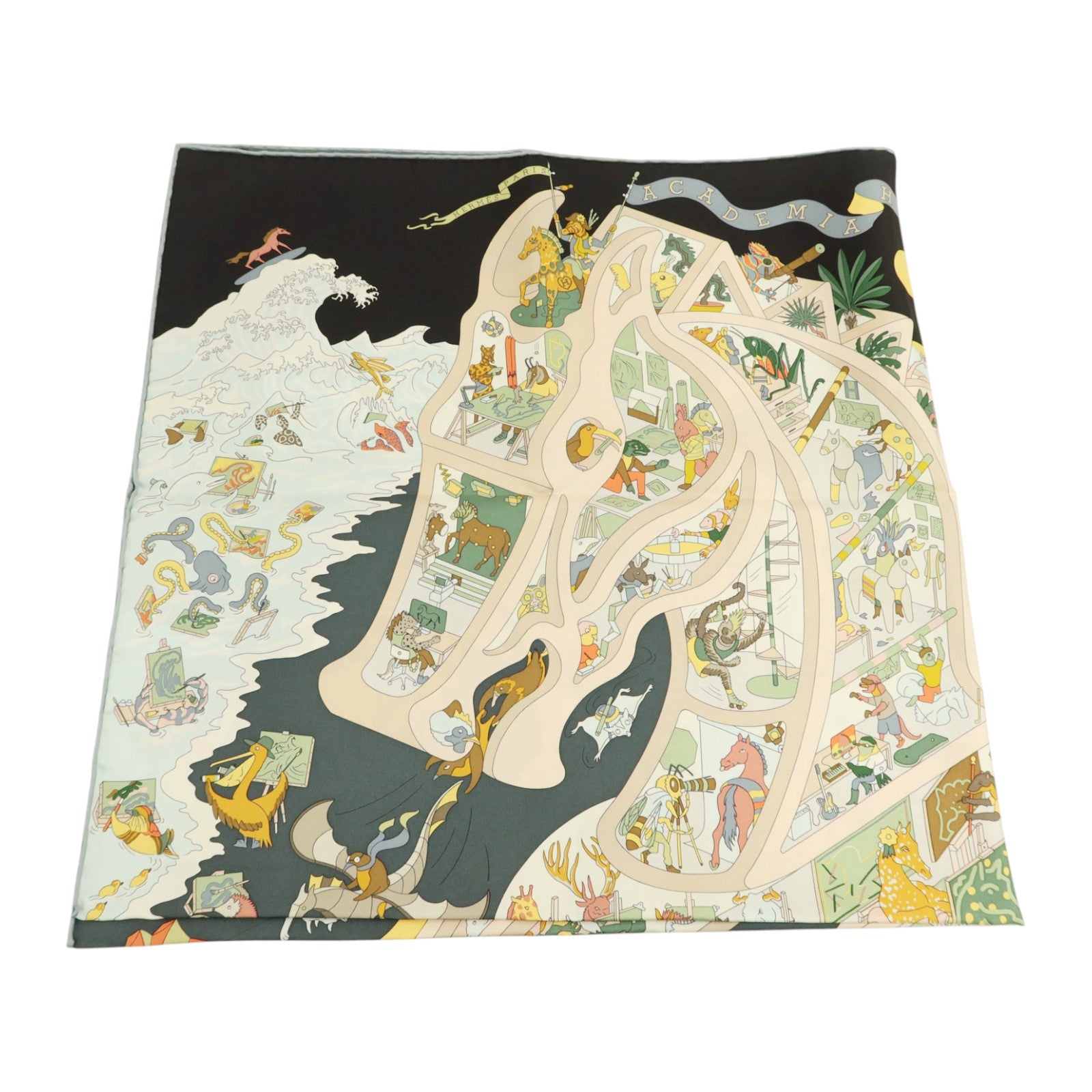 HERMES 絲質Scarf 90x90絲巾
