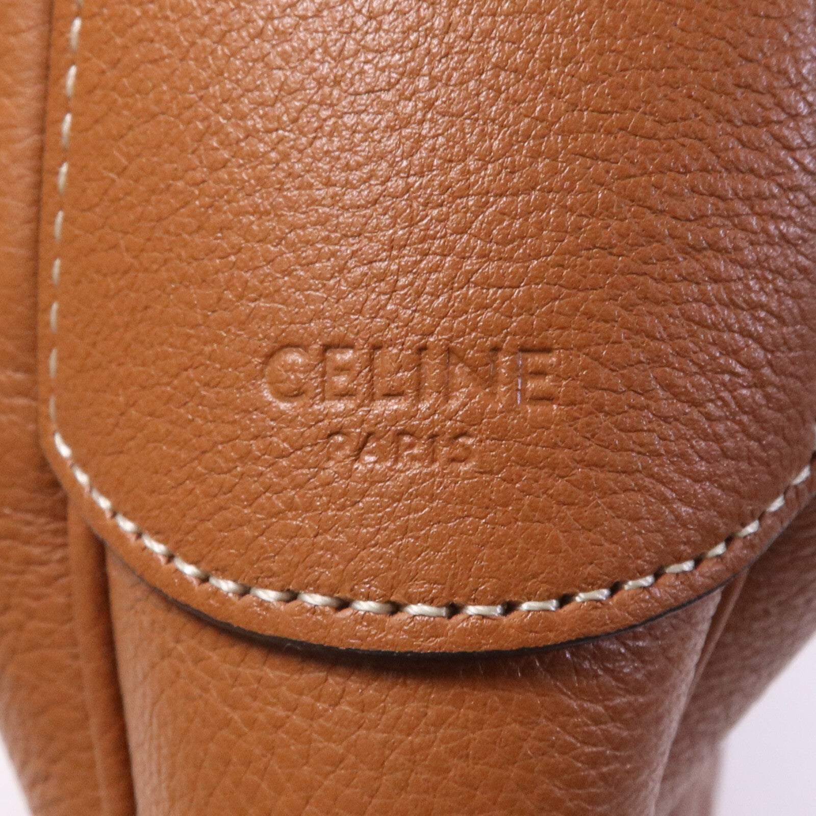 CELINE 牛皮皮革Heloise Bag金扣肩背袋