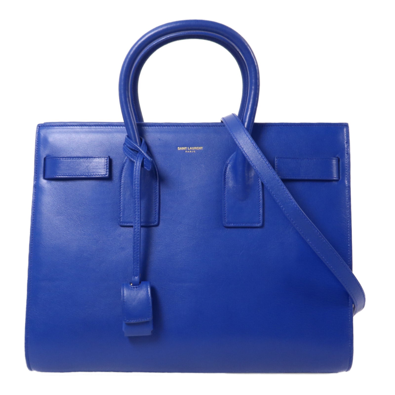 SAINT LAURENT 牛皮皮革Sac De Jour手挽肩背兩用袋