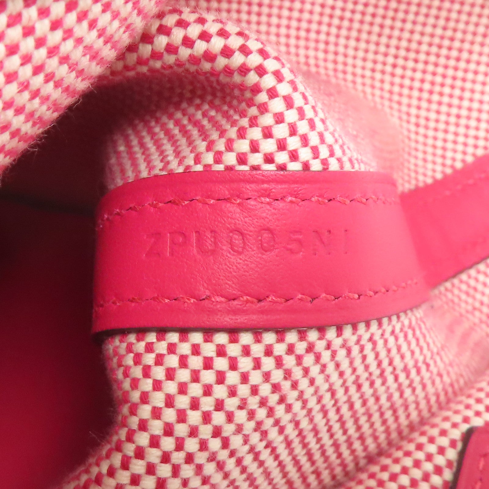 HERMES 【激減優惠】帆布Cabas H En Biais 27手挽肩背兩用袋Rose Shocking