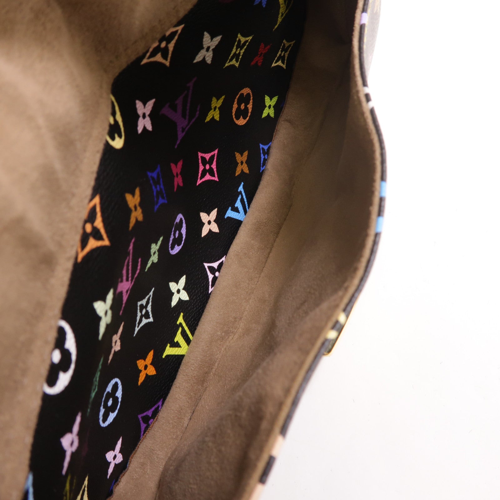 LOUIS VUITTON Monogram Multicolore Rita金扣手挽肩背兩用袋