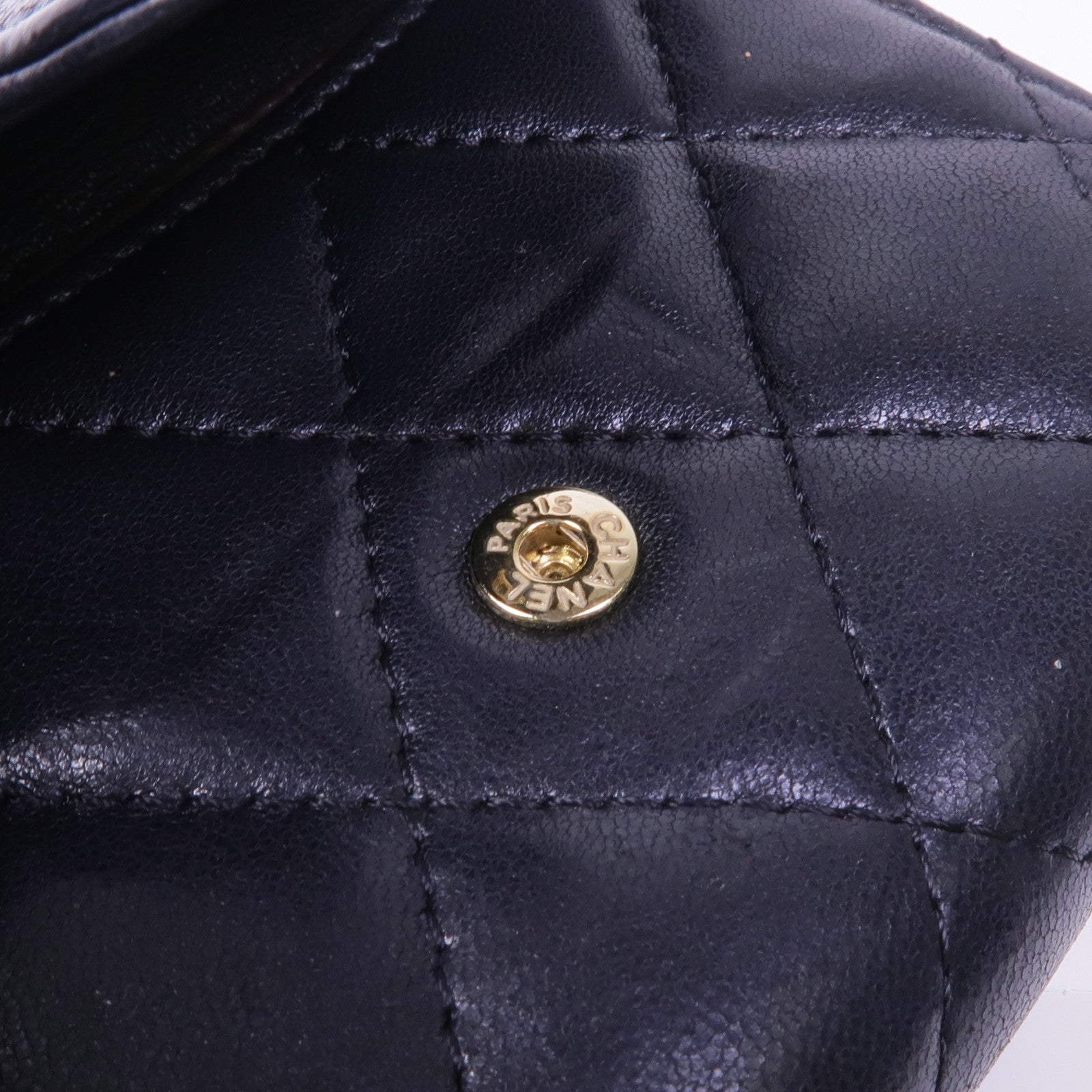 CHANEL 羊皮皮革Card Case金扣卡片套