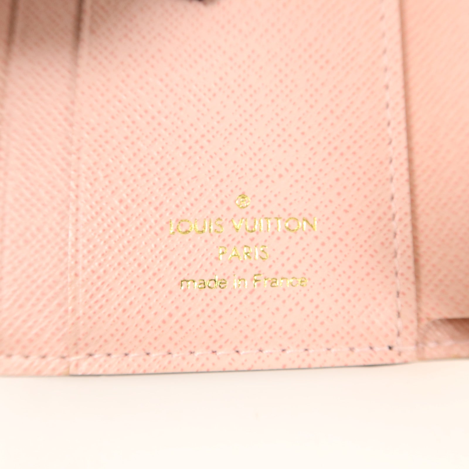 LOUIS VUITTON Monogram/牛皮皮革Zoe Wallet金扣錢包