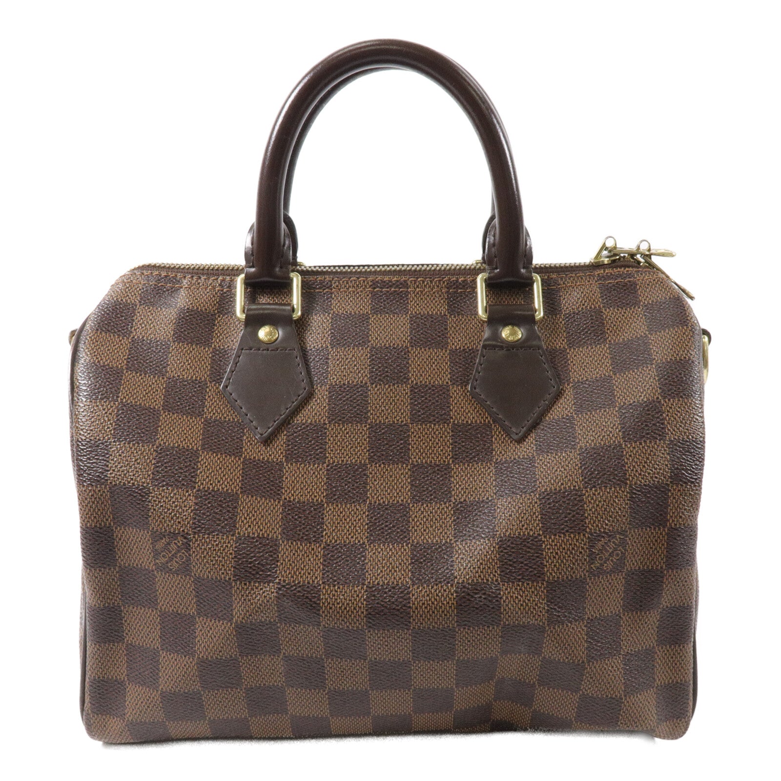 LOUIS VUITTON Damier Speedy Bandouliere 25手挽肩背兩用袋