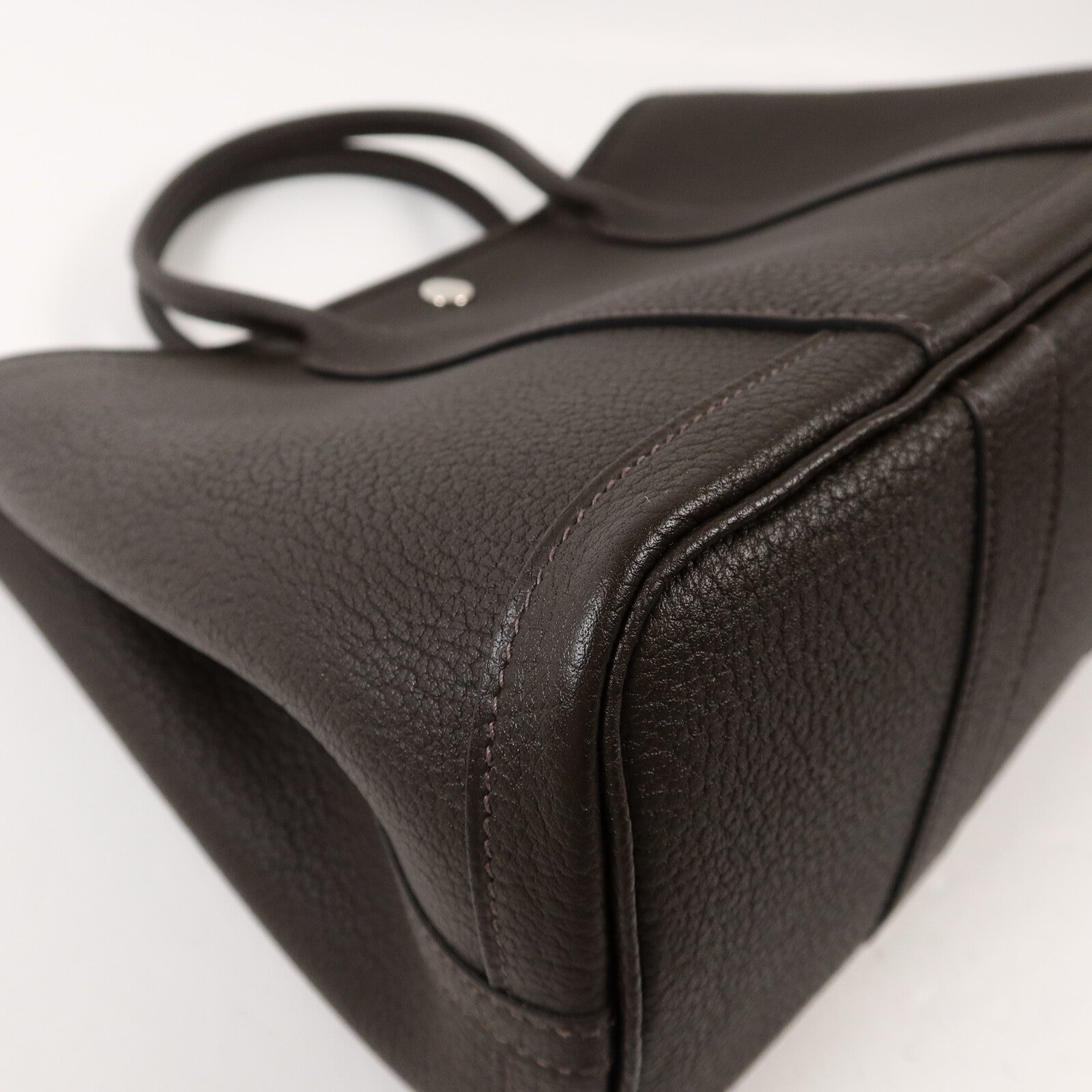 HERMES Negonda皮革Garden Party TPM手挽袋Ebene