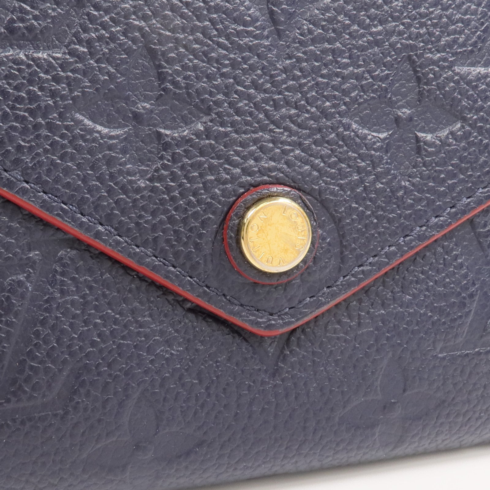 LOUIS VUITTON Monogram Empreinte Victorine金扣錢包