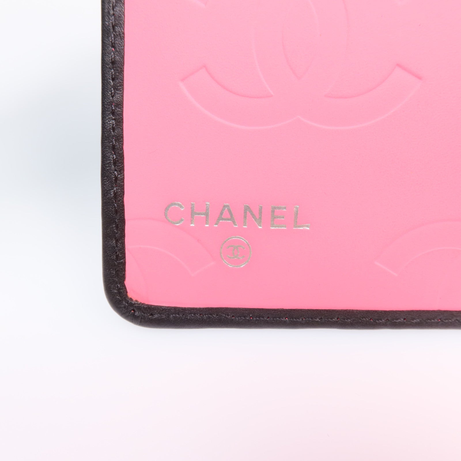 CHANEL 牛皮皮革Cambon Long Wallet銀扣長錢包