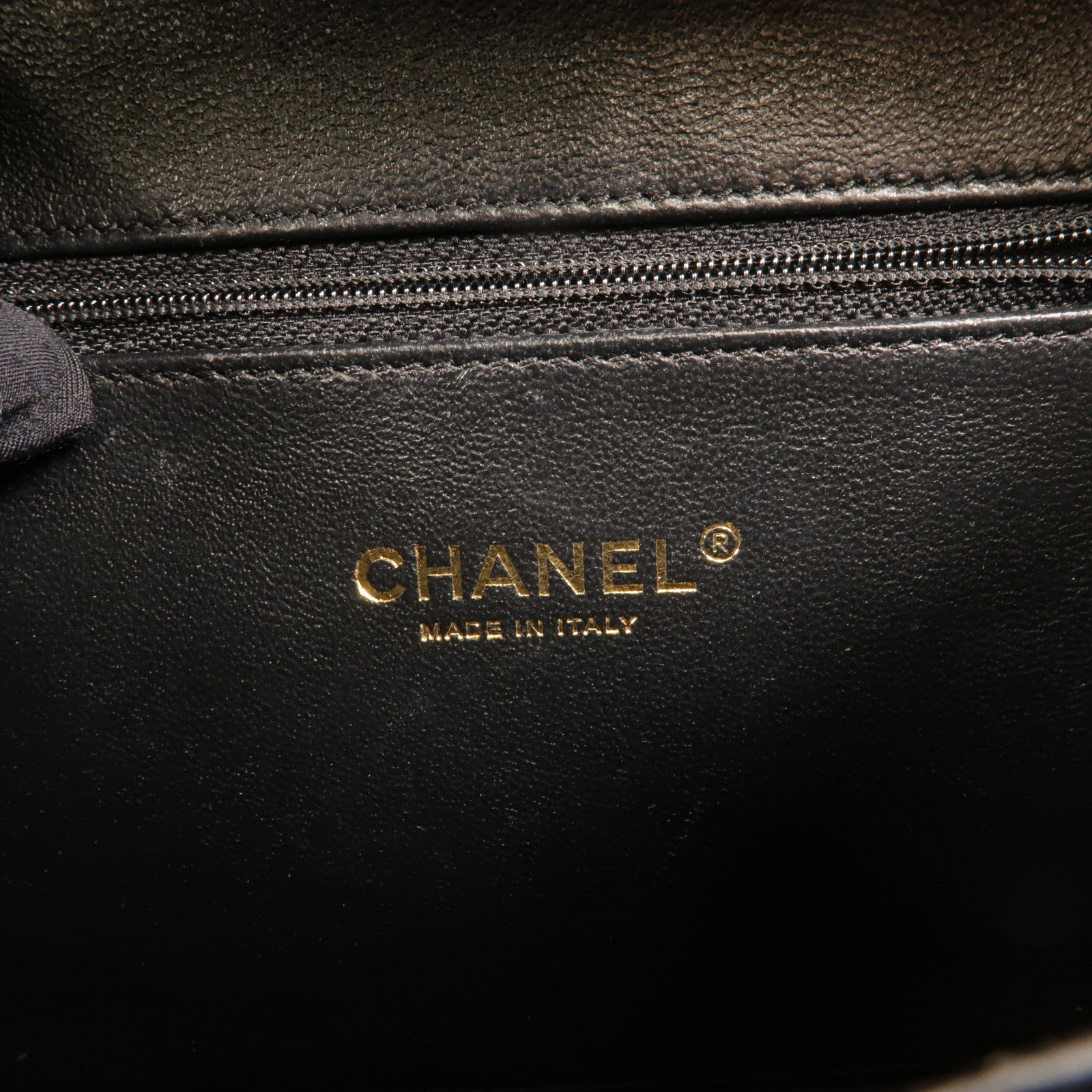 CHANEL 牛皮皮革Filigree Vanity Case手挽肩背兩用袋