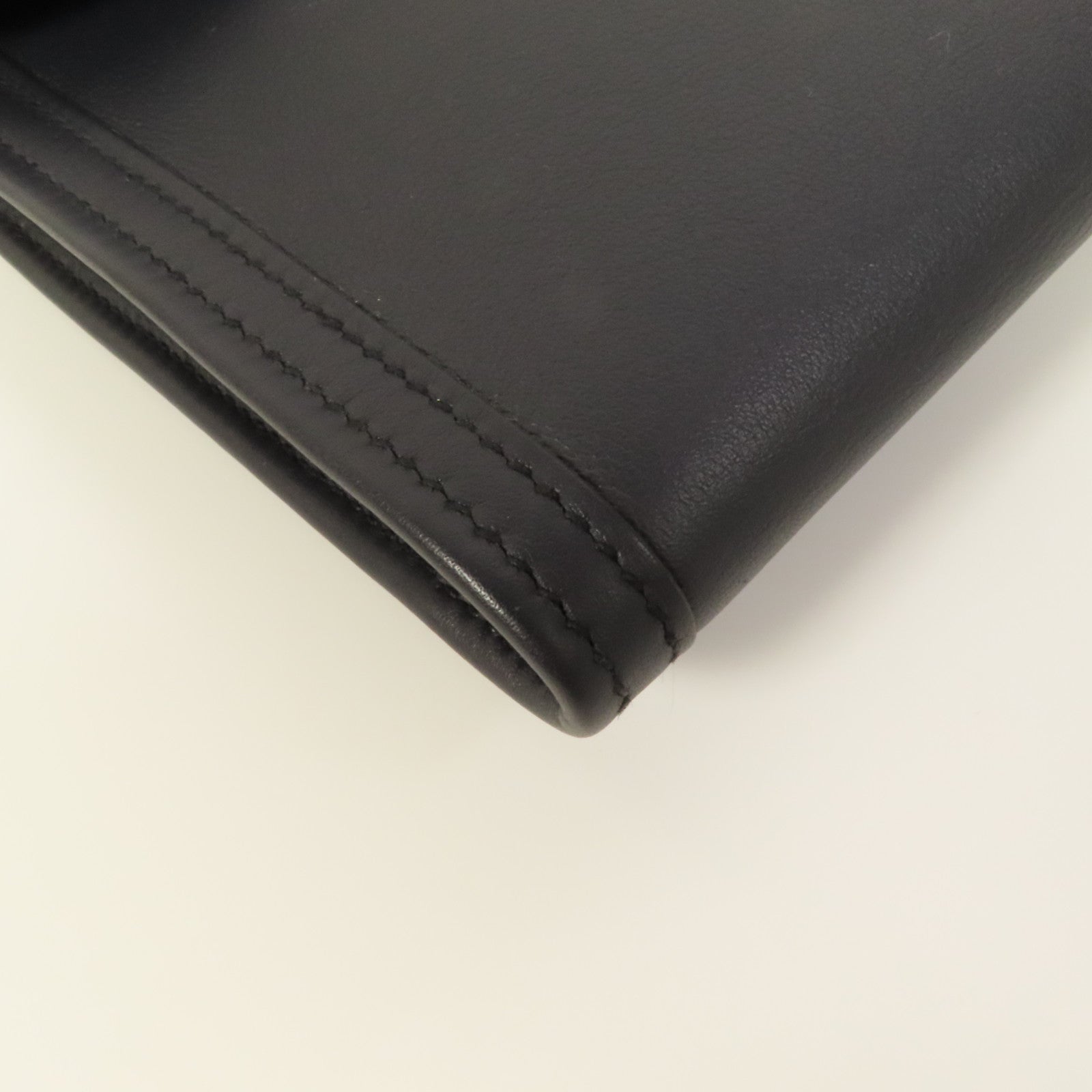 HERMES Swift皮革Jige手拿包Navy