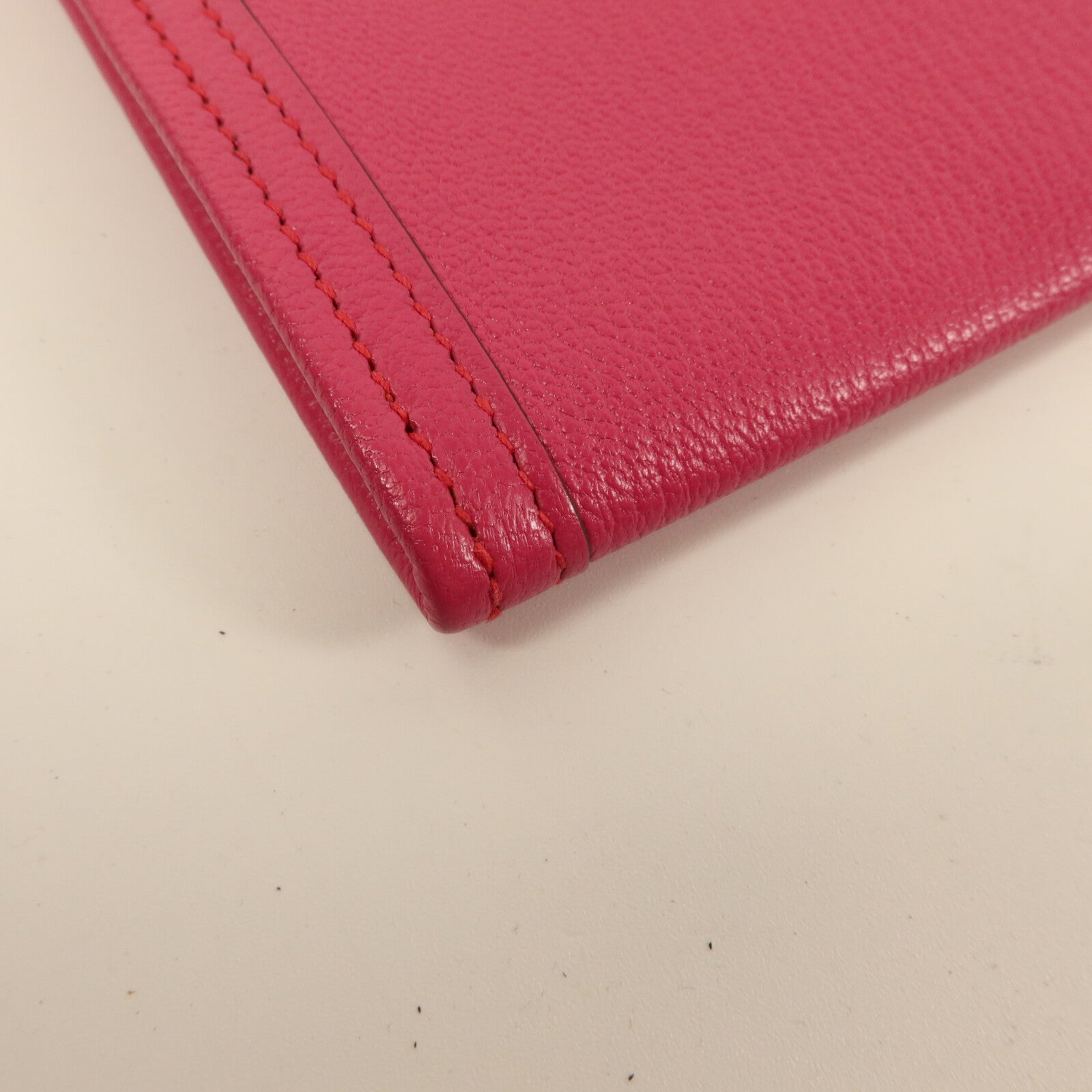 HERMES Chevre皮革Jige Elan 29手拿包Rose Pourpre