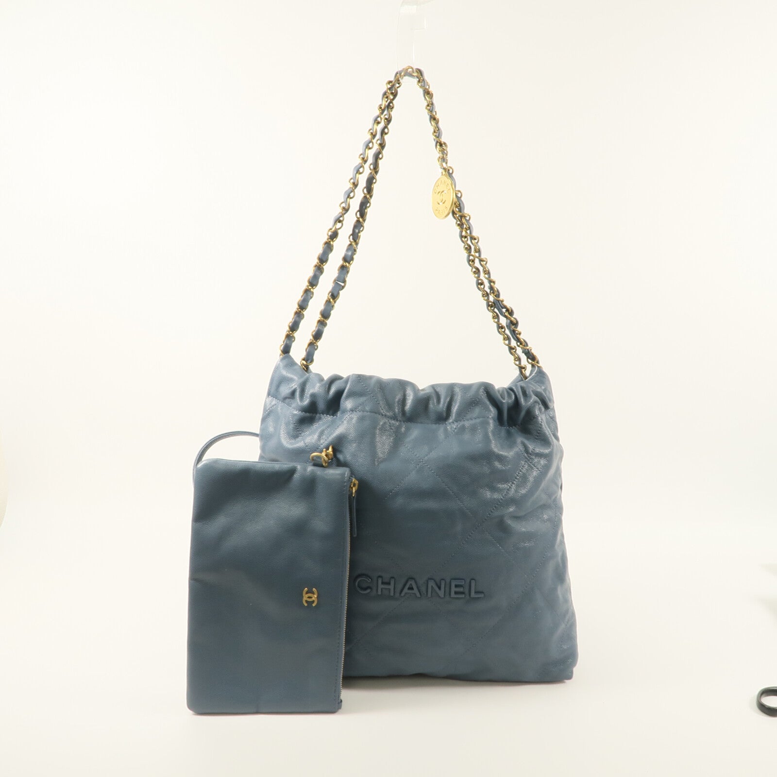CHANEL 牛皮皮革Chanel 22 Small鏈帶肩背袋