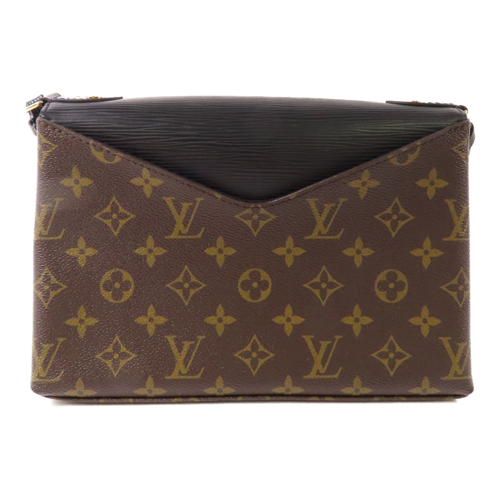 LOUIS VUITTON Monogram/Epi Saint Michel金扣肩背袋