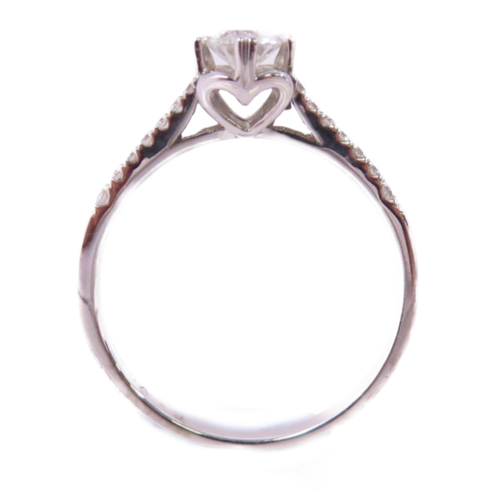 JEWELRY 18K白金/0.30ct鑽石Diamond Ring戒指US#6.5