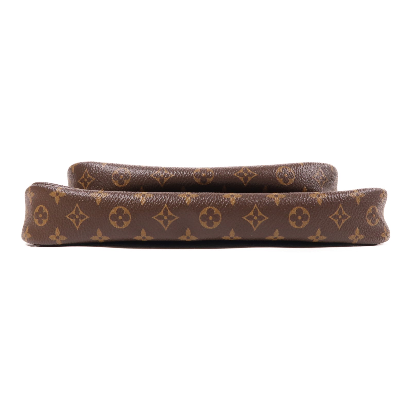 LOUIS VUITTON Monogram Multi Pochette Accessoires金扣手挽肩背兩用袋棕色