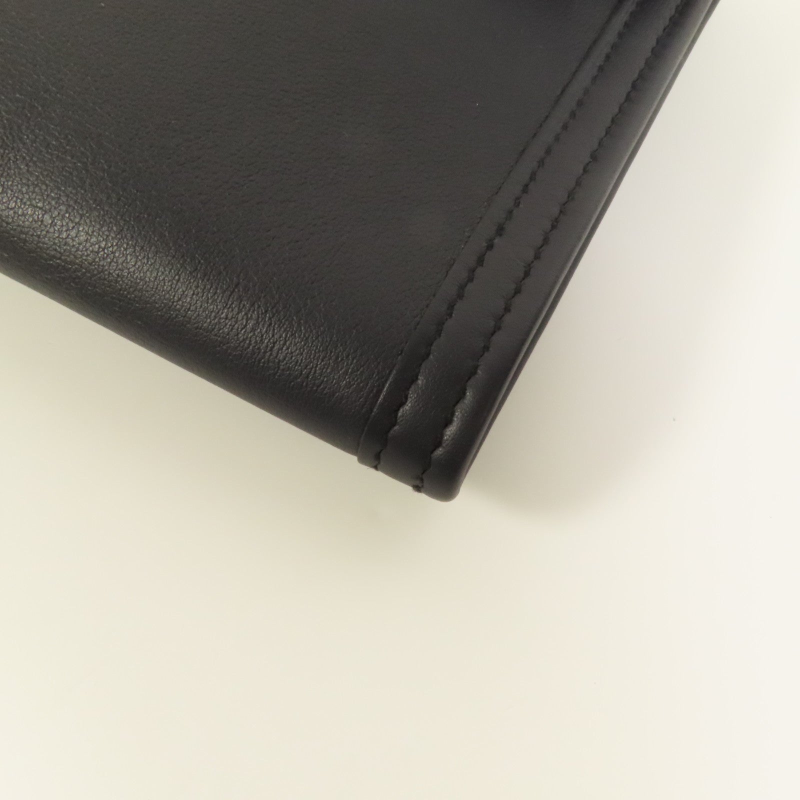 HERMES Swift皮革Jige手拿包Navy