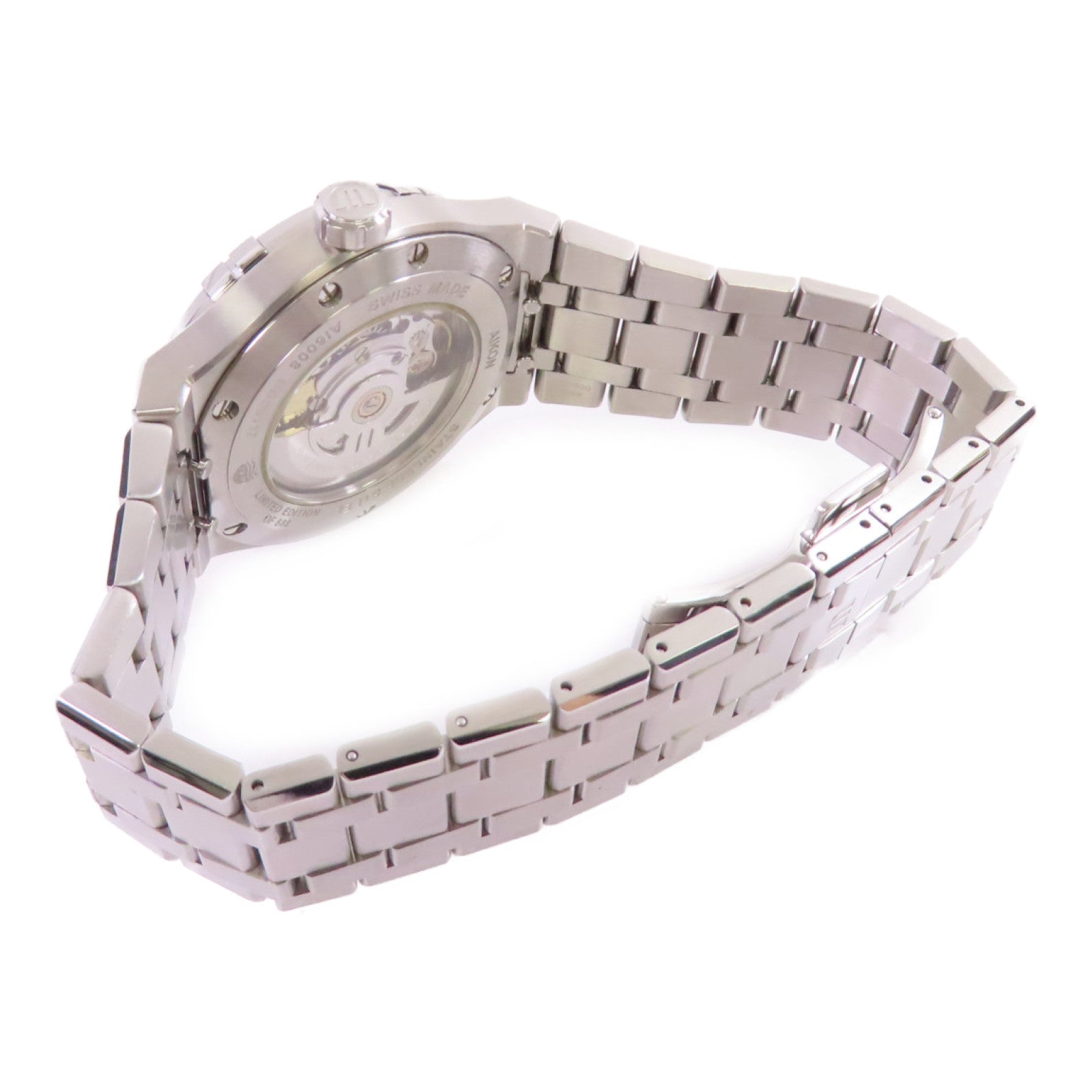 Maurice Lacroix Maurice Lacroix Watch不鏽鋼自動機芯手錶淺藍色