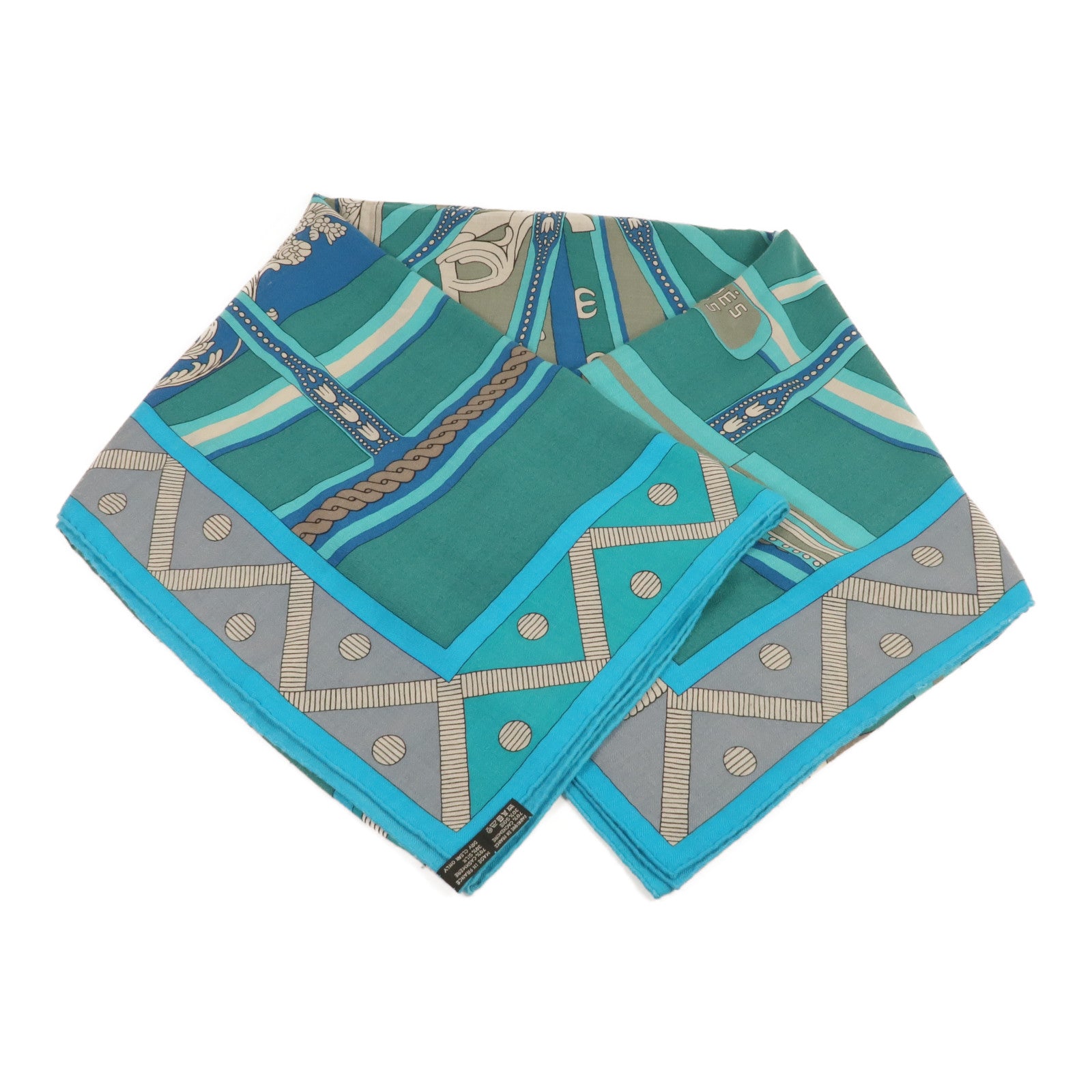 HERMES 羊絨/絲質Scarf圍巾