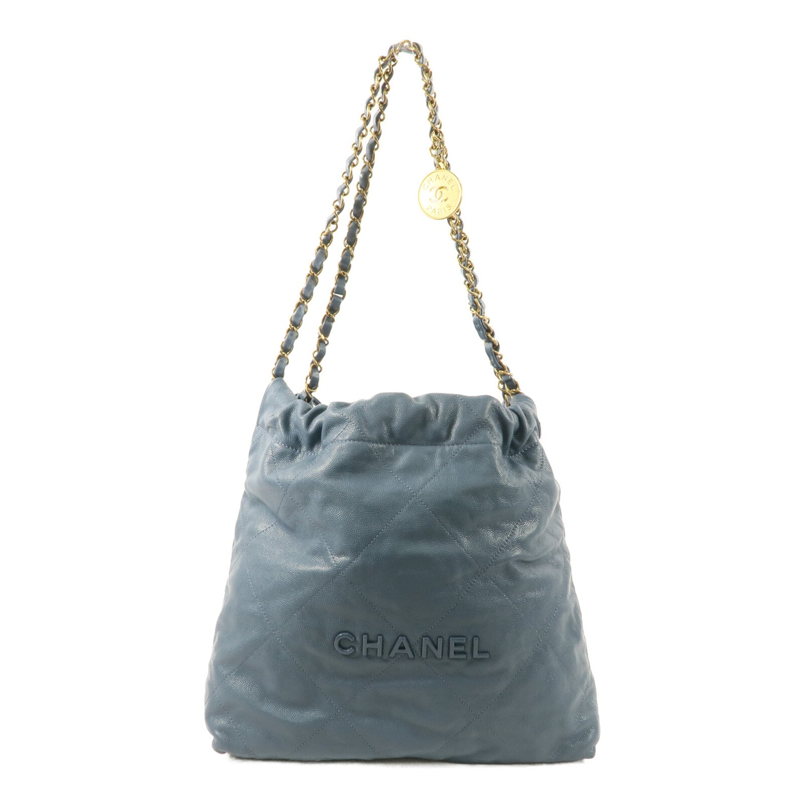 CHANEL 牛皮皮革Chanel 22 Small鏈帶肩背袋