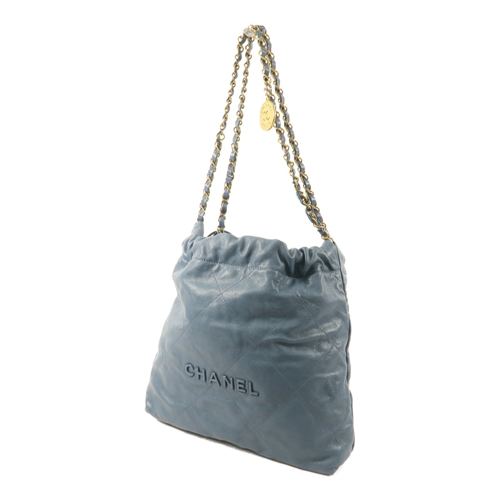 CHANEL 牛皮皮革Chanel 22 Small鏈帶肩背袋