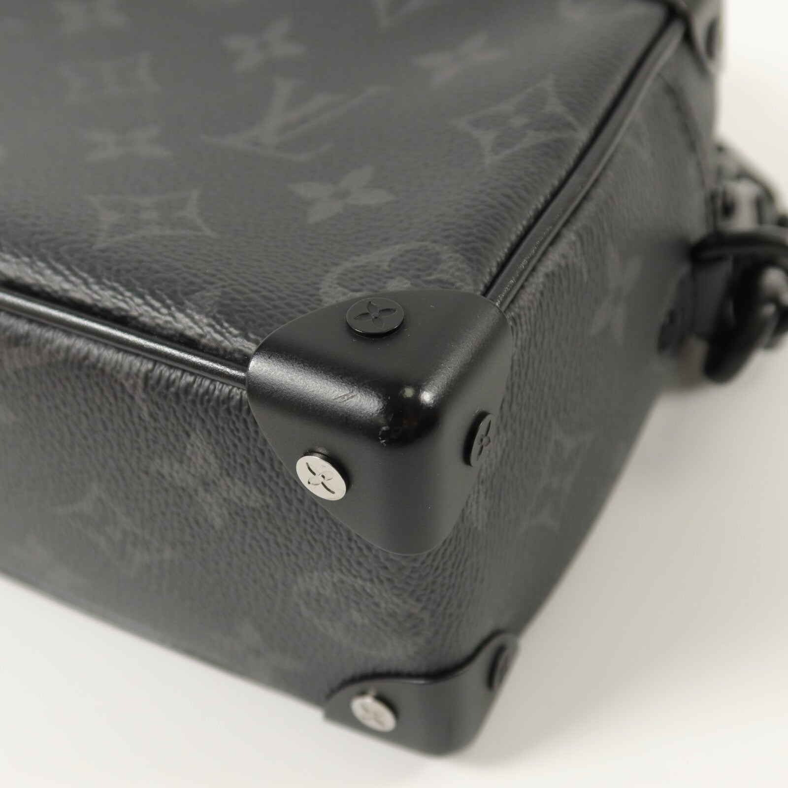 LOUIS VUITTON Monogram Eclipse Mini Soft Trunk肩背袋