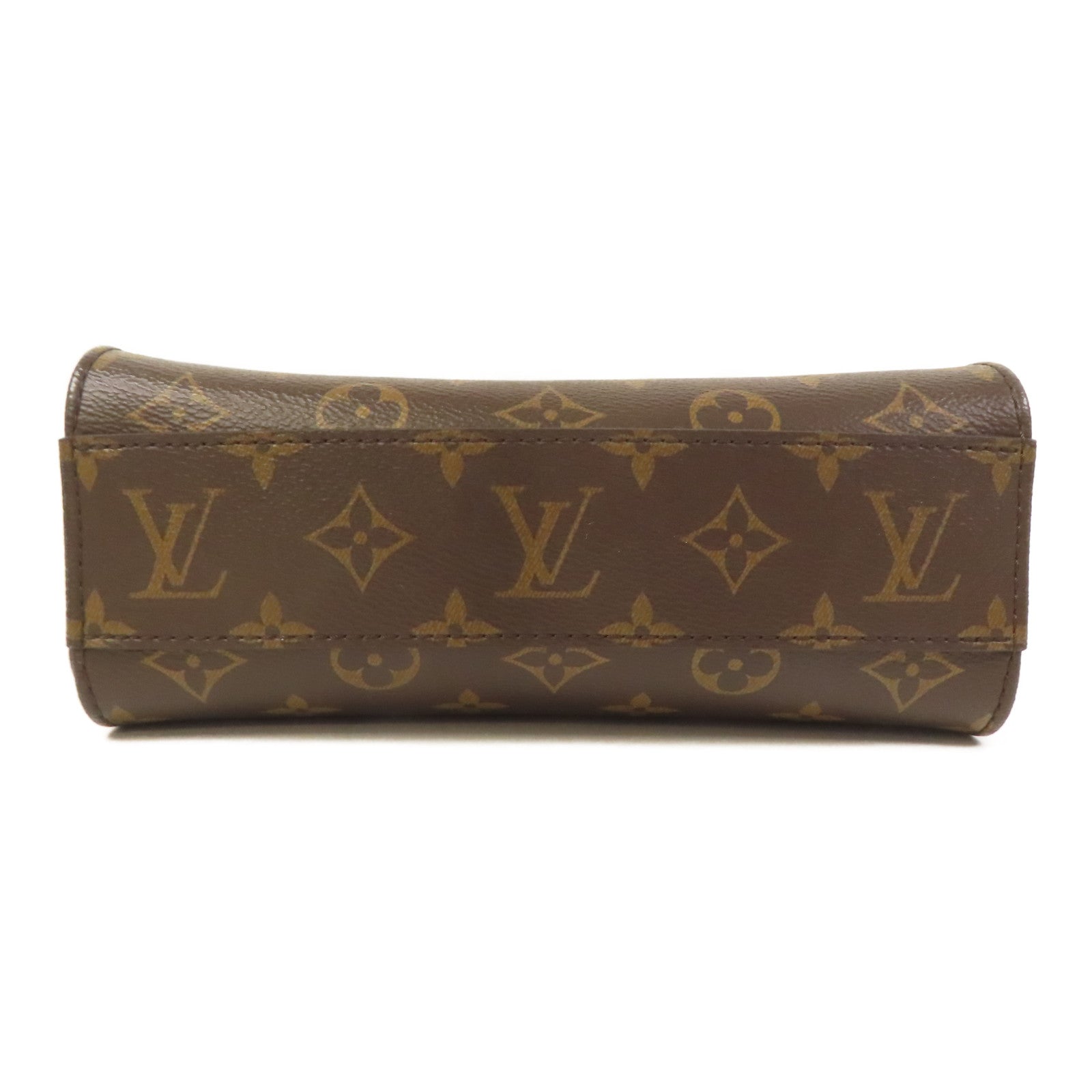 LOUIS VUITTON LV GHW Sac Plat BB 2 Way Shoulder Bag M46265 Monogram Brown