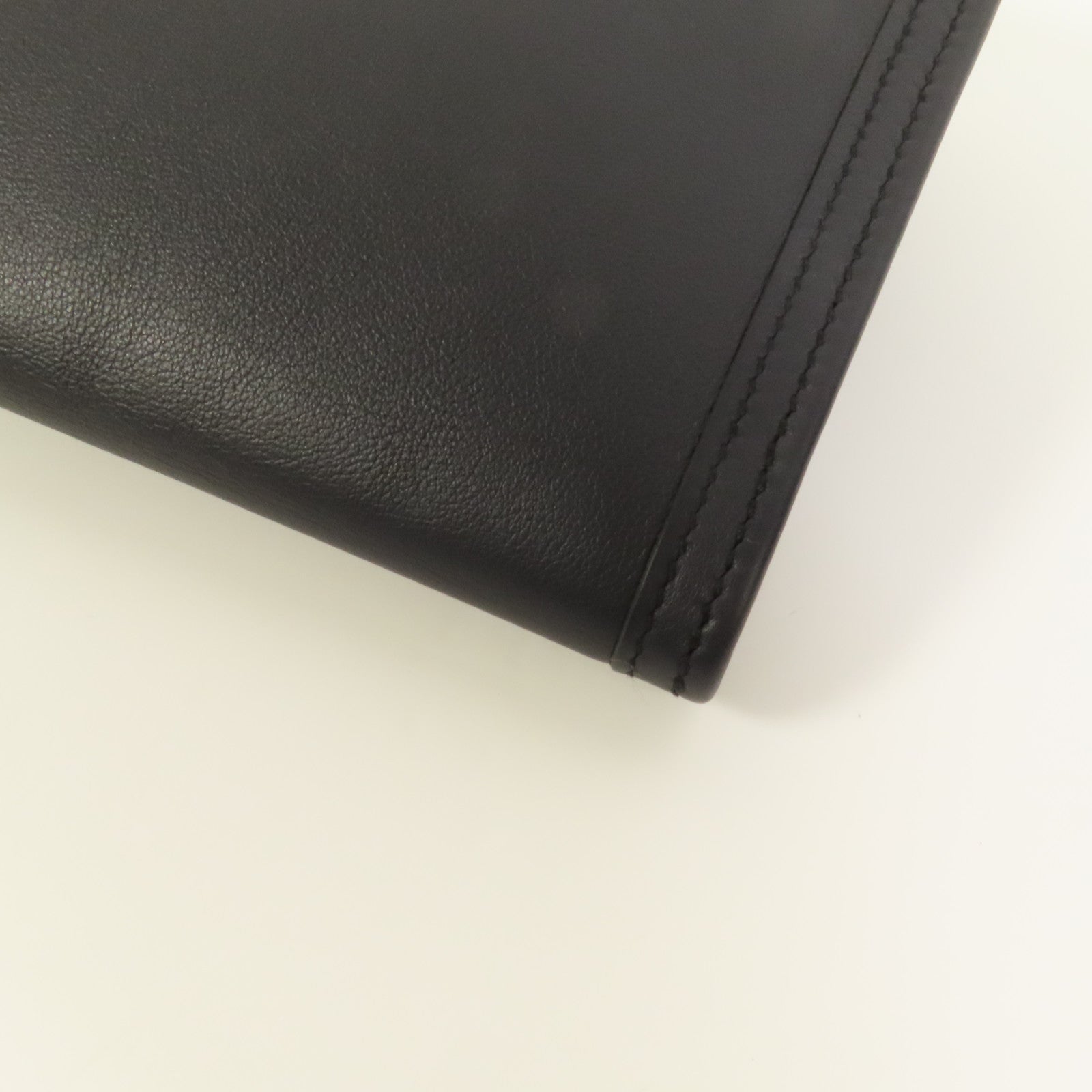 HERMES Swift皮革Jige手拿包Navy