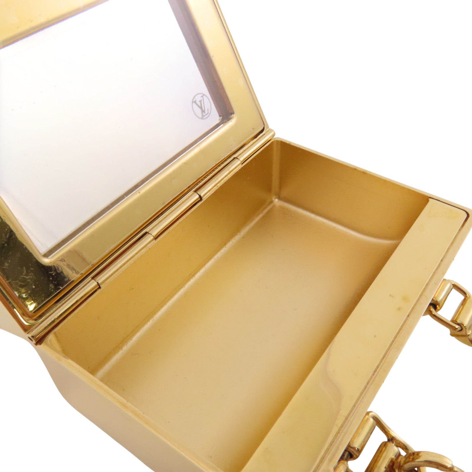 LOUIS VUITTON 金屬Speedy Charm Bag金扣鏈帶掛飾