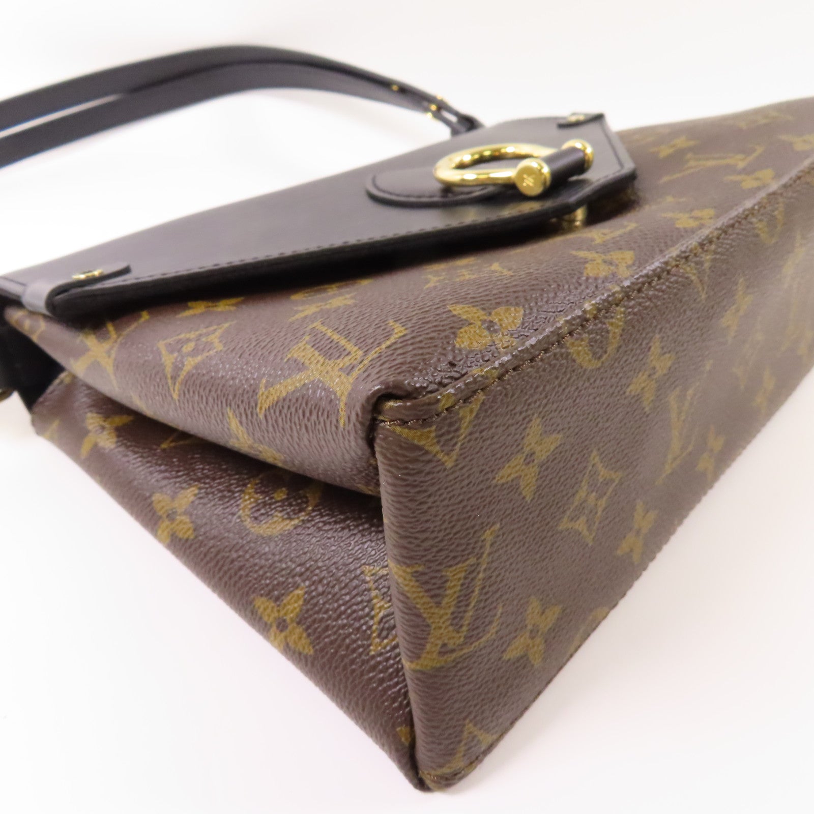 LOUIS VUITTON Monogram/Epi Saint Michel金扣肩背袋
