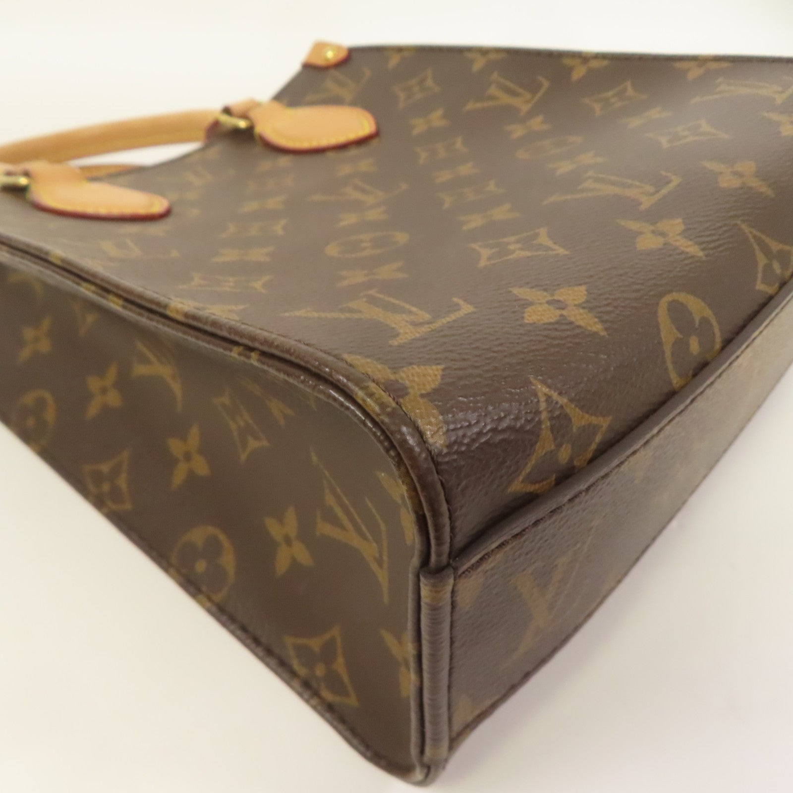 LOUIS VUITTON LV GHW Sac Plat BB 2 Way Shoulder Bag M46265 Monogram Brown