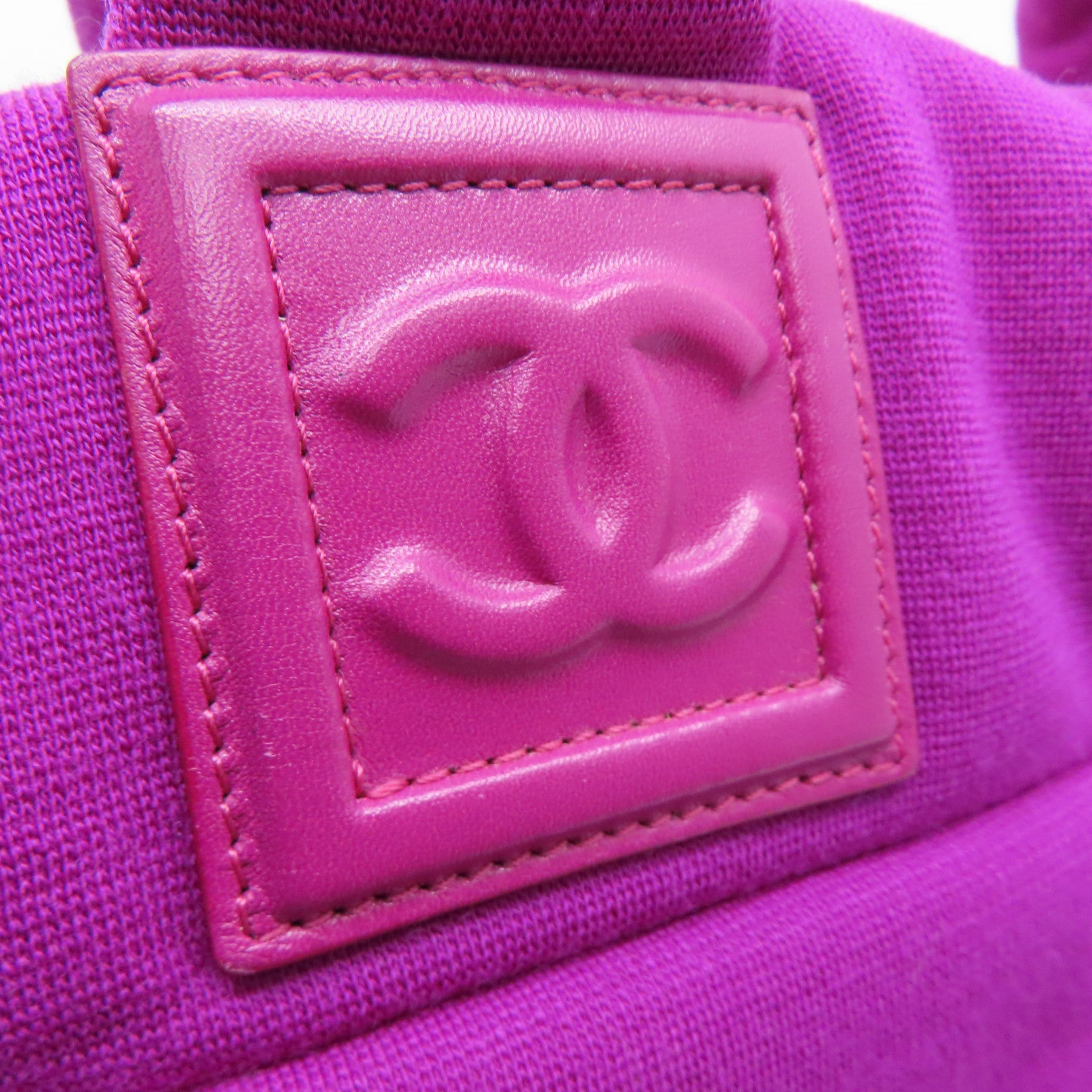CHANEL 菱格牛皮皮革/帆布Shoulder Bag银扣肩背袋黑色/紫色