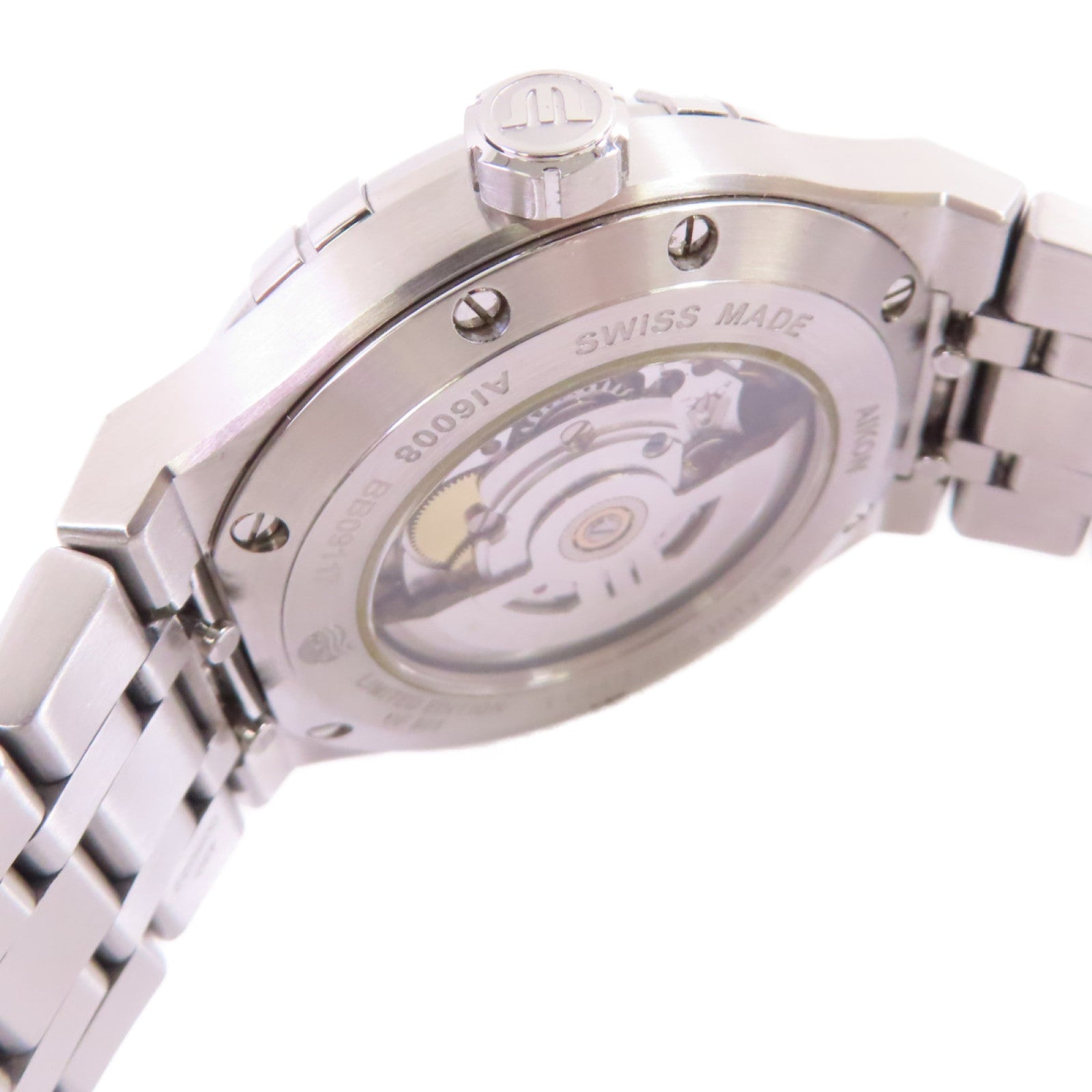 Maurice Lacroix Maurice Lacroix Watch不鏽鋼自動機芯手錶淺藍色