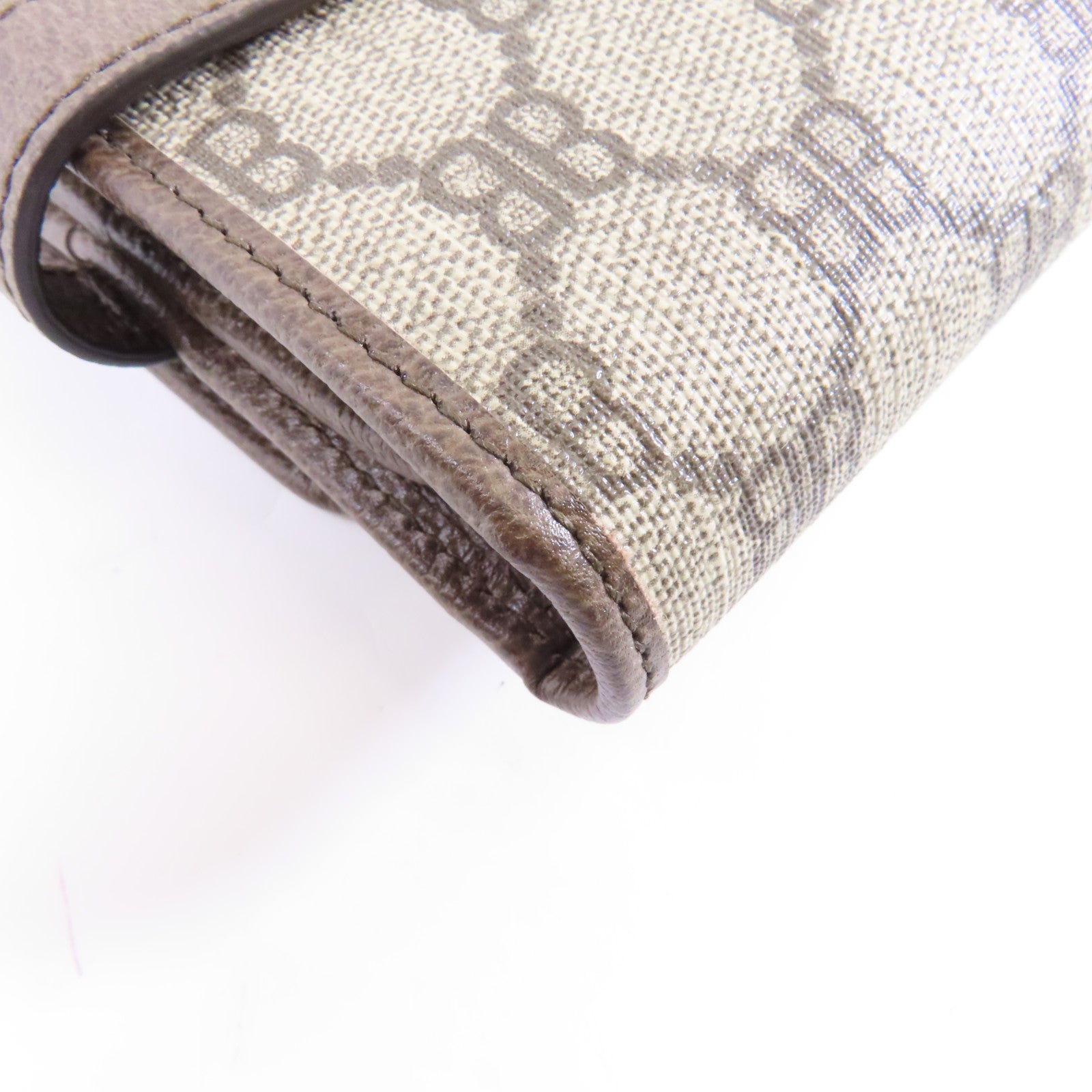 BALENCIAGA 塗層帆布Balenciaga X Gucci金扣肩背袋啡色