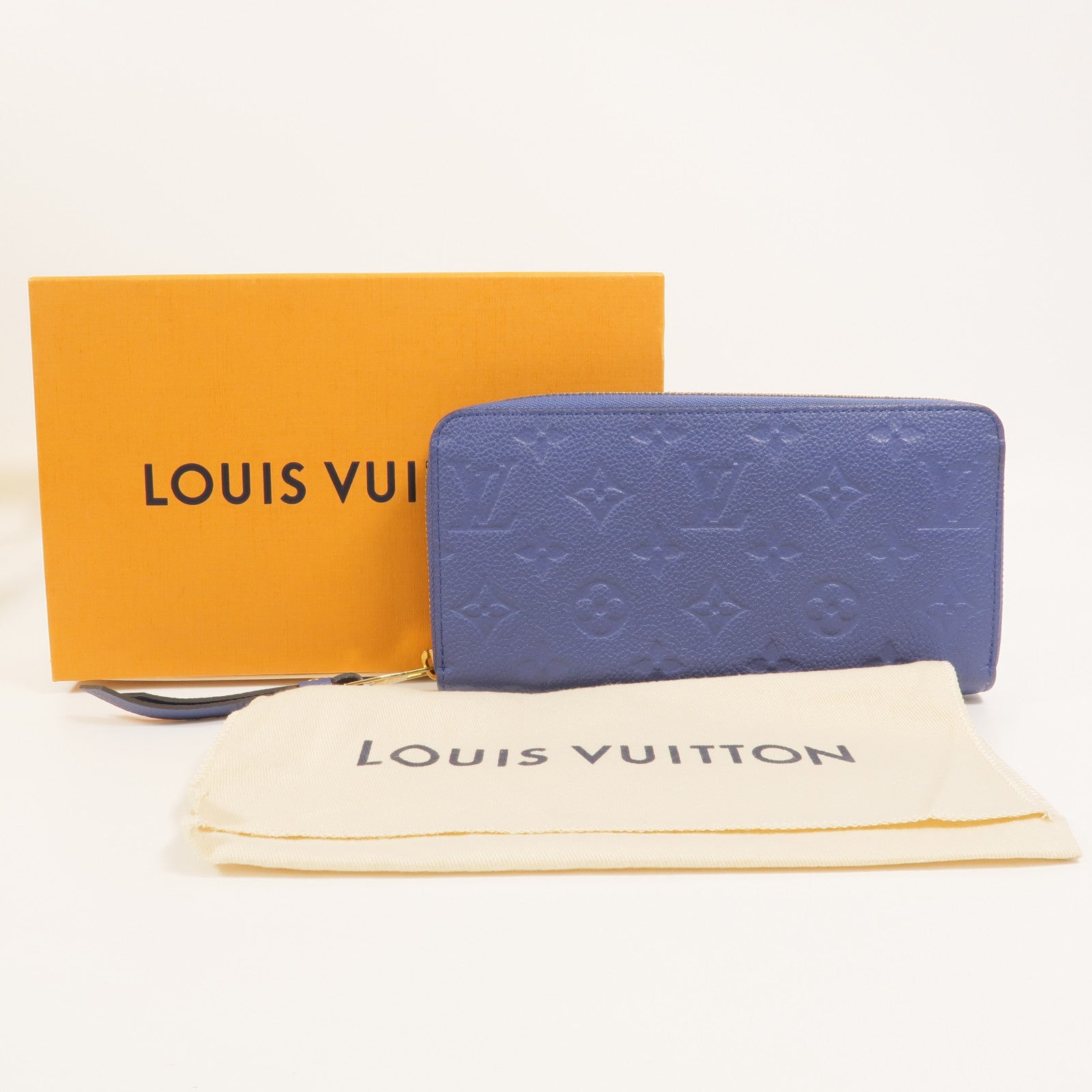 LOUIS VUITTON Monogram Empreinte Zipper Long Wallet長錢包