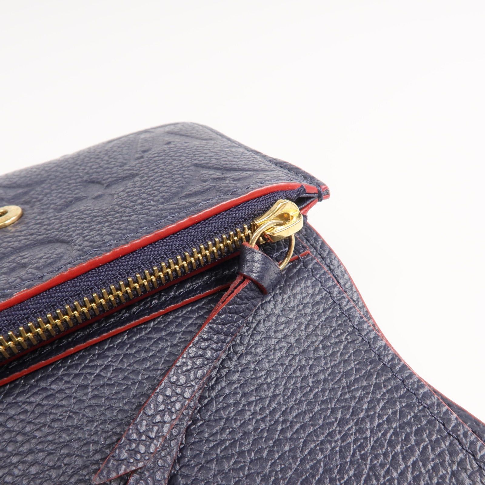 LOUIS VUITTON Monogram Empreinte Victorine金扣錢包