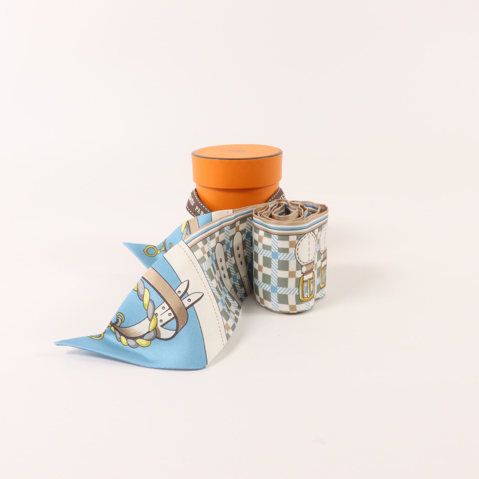 HERMES 絲質Twilly絲巾