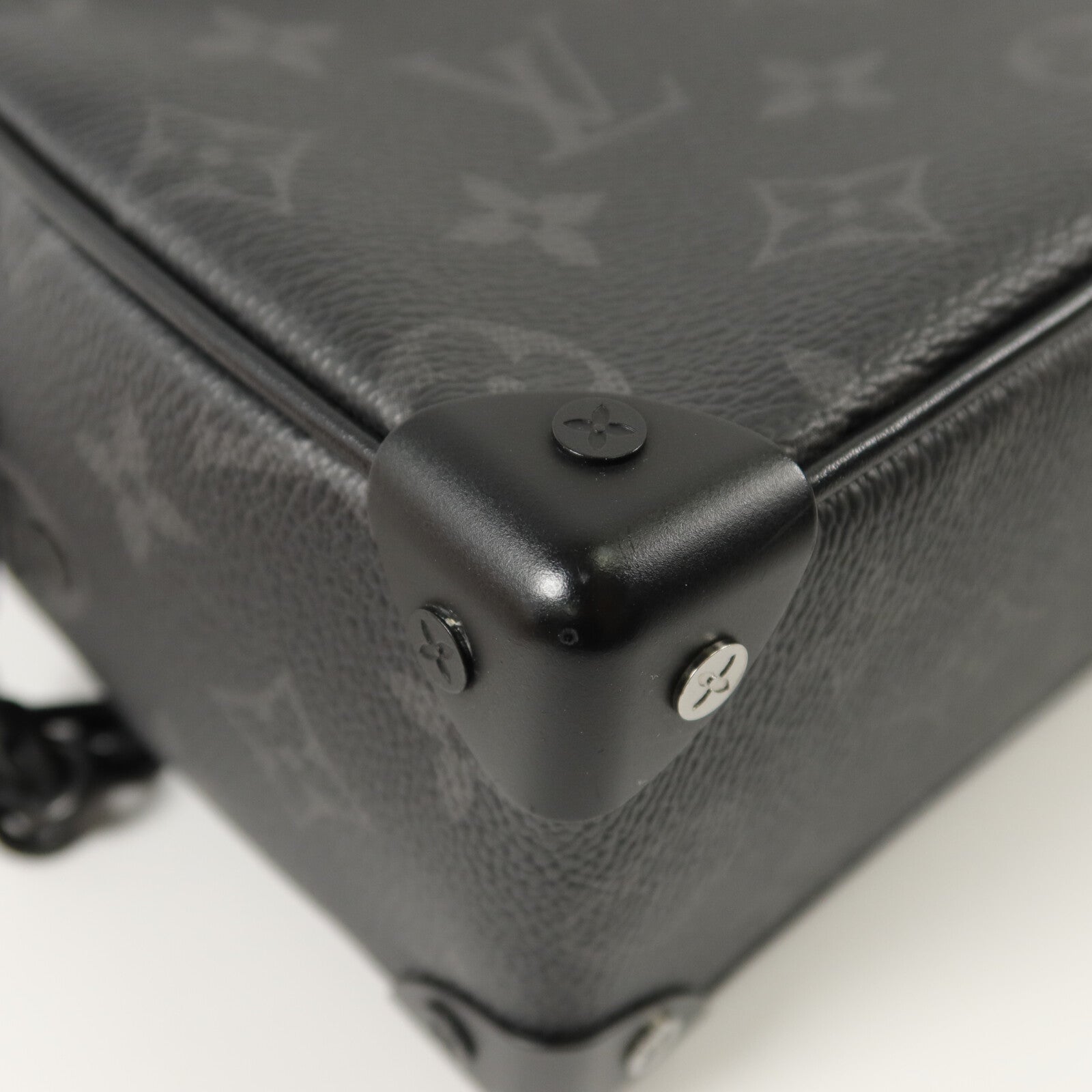 LOUIS VUITTON Monogram Eclipse Mini Soft Trunk肩背袋